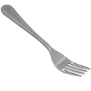 Winco 0005-06 6 1/4" Salad Fork with 18/0 Stainless Grade, Dots Pattern thumbnail 3