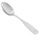 Winco 0006-03 7 3/8" Dinner Spoon with 18/0 Stainless Grade, Toulouse Pattern thumbnail 2