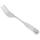 Winco 0006-06 7" Salad Fork with 18/0 Stainless Grade, Toulouse Pattern thumbnail 2