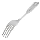 Winco 0006-06 7" Salad Fork with 18/0 Stainless Grade, Toulouse Pattern thumbnail 5