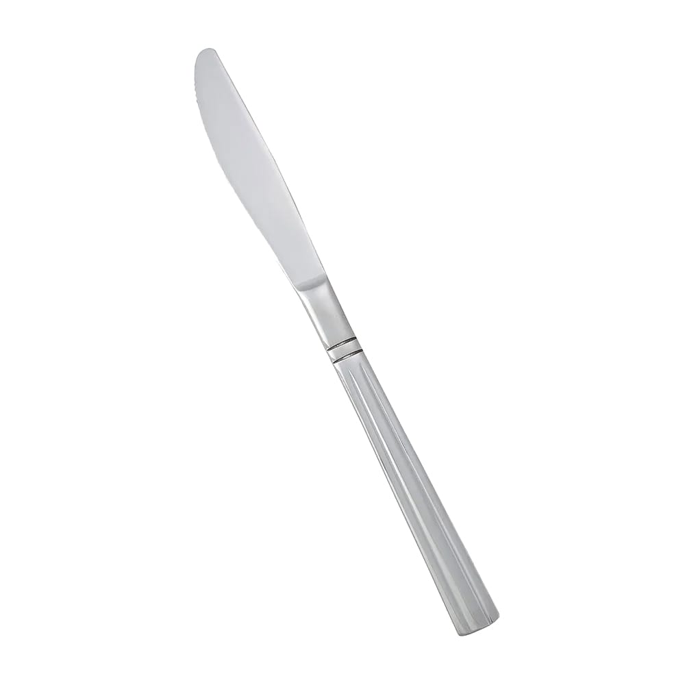 Winco 0007-08 8 1/2" Dinner Knife with 18/0 Stainless Grade, Regency Pattern