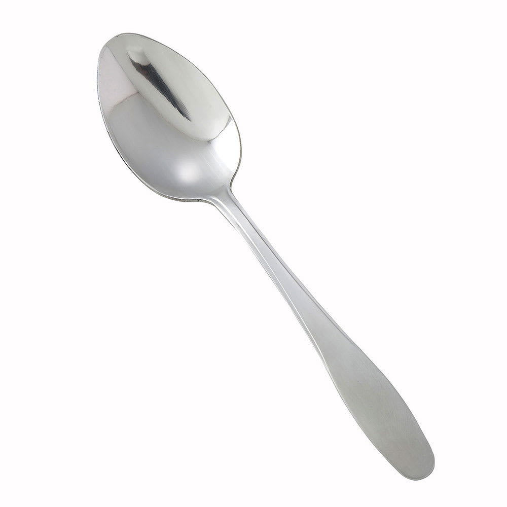 Winco 0008-01 6 1/8" Teaspoon with 18/0 Stainless Grade, Manhattan Pattern