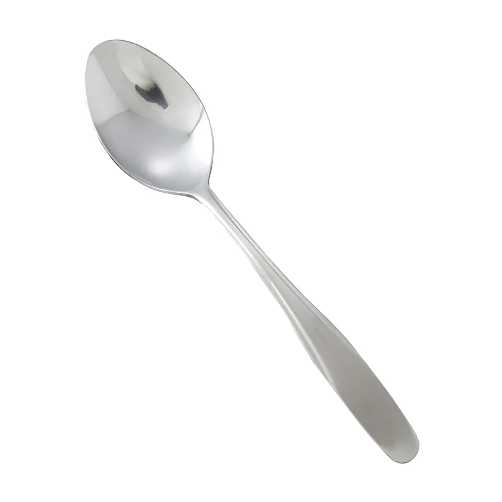 Winco 0008-03 6 3/4" Dinner Spoon with 18/0 Stainless Grade, Manhattan Pattern