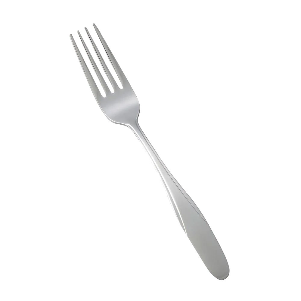 Winco 0008-05 7 1/4" Dinner Fork with 18/0 Stainless Grade, Manhattan Pattern