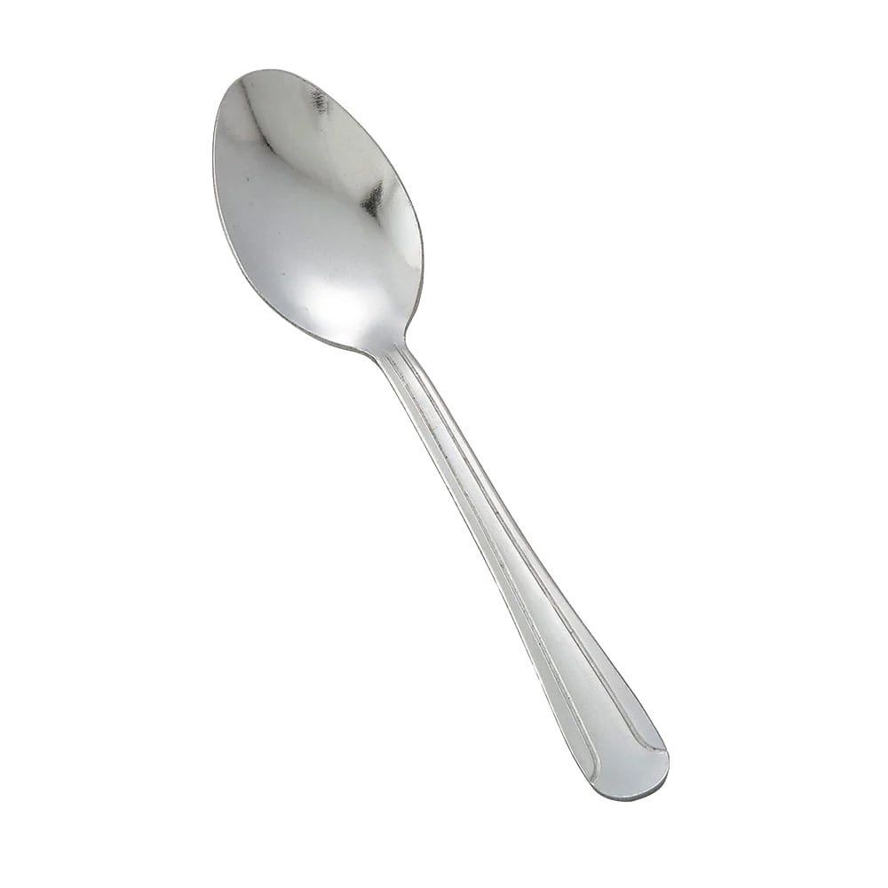 Winco 0014-01 5 3/4" Teaspoon with 18/0 Stainless Grade, Dominion Pattern