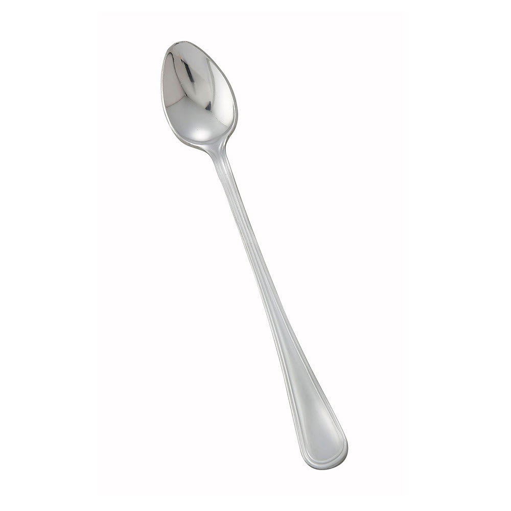 Winco 0021-02 7 1/2" Iced Tea Spoon with 18/0 Stainless Grade, Continental Pattern