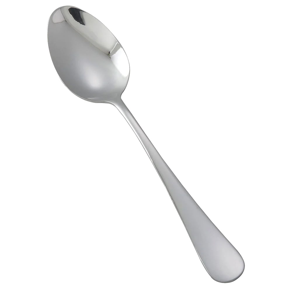 Winco 0026-03 7" Dinner Spoon with 18/0 Stainless Grade, Elite Pattern