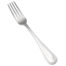 Winco 0030-11 8" Dinner Fork with 18/8 Stainless Grade, Shangarila Pattern thumbnail 3