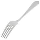 Winco 0031-05 7 4/5" Dinner Fork with 18/8 Stainless Grade, Peacock Pattern thumbnail 5