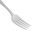 Winco 0031-05 7 4/5" Dinner Fork with 18/8 Stainless Grade, Peacock Pattern thumbnail 6