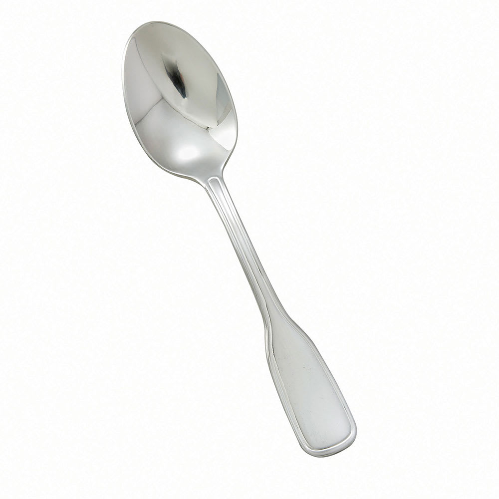 Winco 0033-01 6 1/4" Teaspoon with 18/8 Stainless Grade, Oxford Pattern