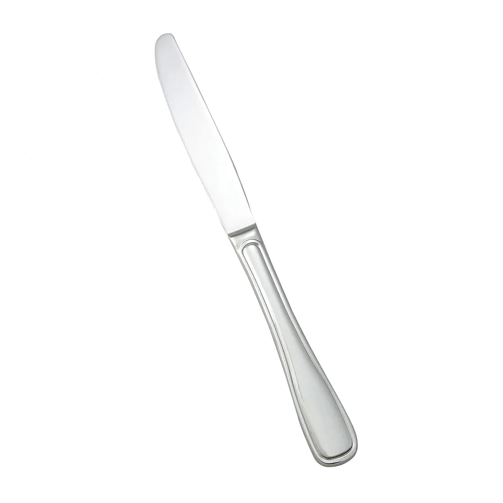 Winco 0033-08 9 5/8" Dinner Knife with 18/8 Stainless Grade, Oxford Pattern
