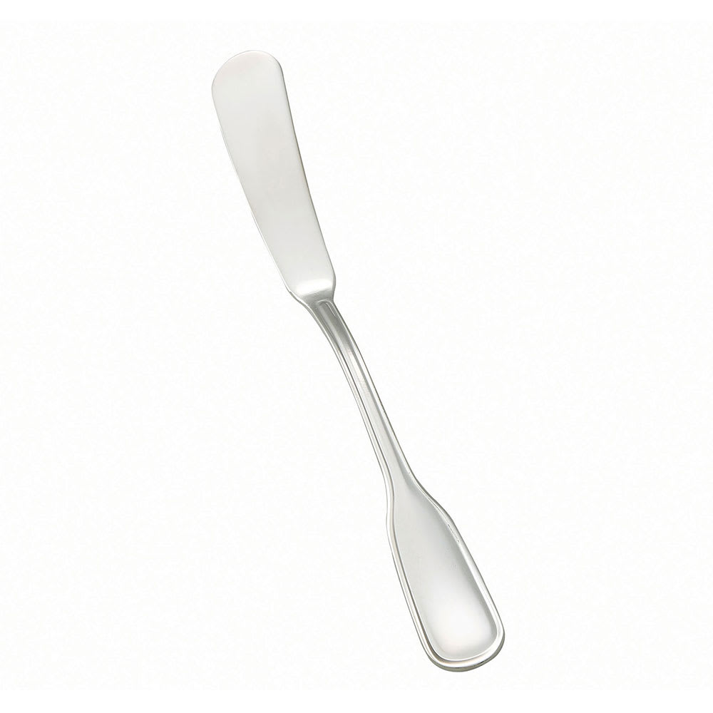 Winco 0033-12 7" Butter Knife with 18/8 Stainless Grade, Oxford Pattern