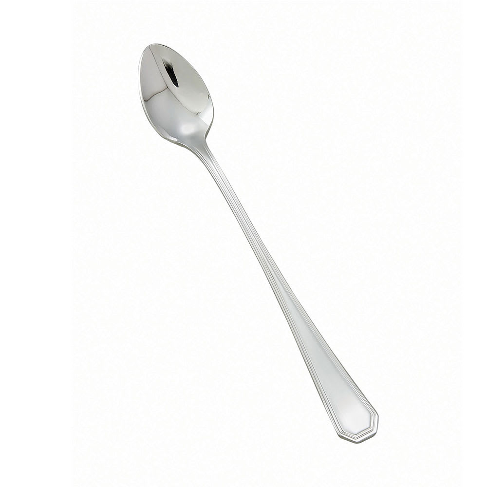 Winco 0035-02 7 1/2" Iced Tea Spoon with 18/8 Stainless Grade, Victoria Pattern