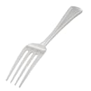 Winco 0035-05 7 1/4" Dinner Fork with 18/8 Stainless Grade, Victoria Pattern thumbnail 5