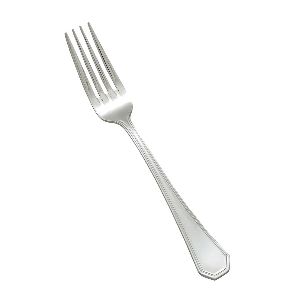 Winco 0035-11 8 1/4" Dinner Fork with 18/8 Stainless Grade, Victoria Pattern