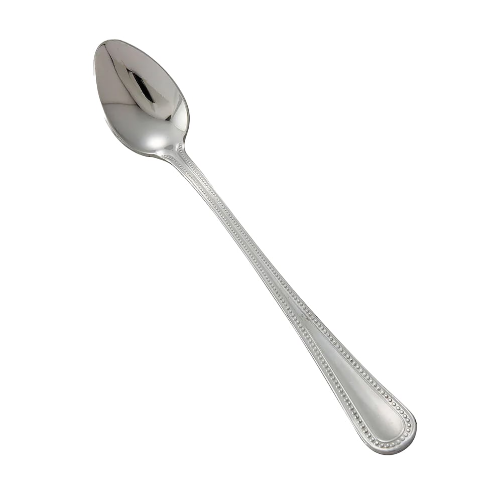 Winco 0036-02 7 1/8" Iced Tea Spoon with 18/8 Stainless Grade, Deluxe Pearl Pattern