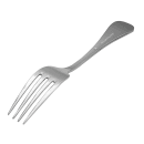 Winco 0037-05 7 3/8" Dinner Fork with 18/8 Stainless Grade, Venice Pattern thumbnail 5