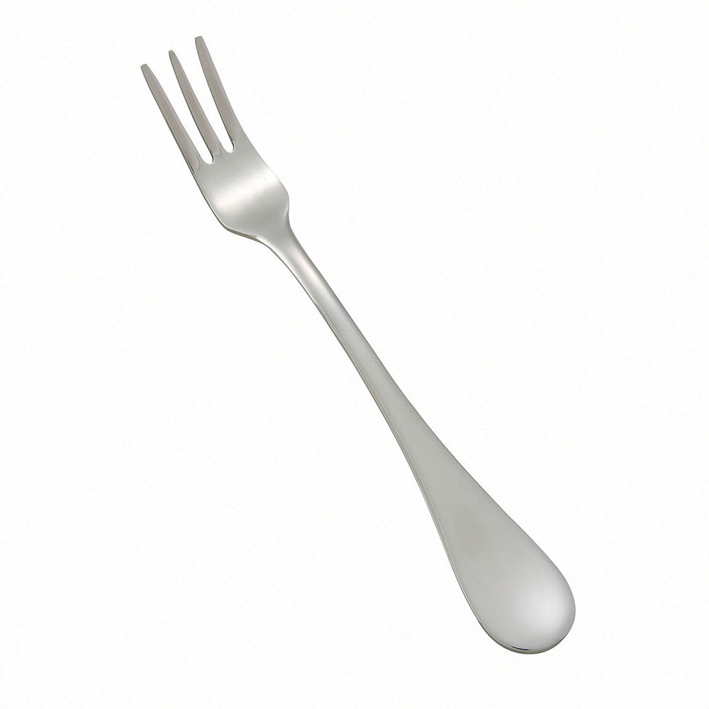 Winco 0037-07 5 5/8" Oyster Fork with 18/8 Stainless Grade, Venice Pattern