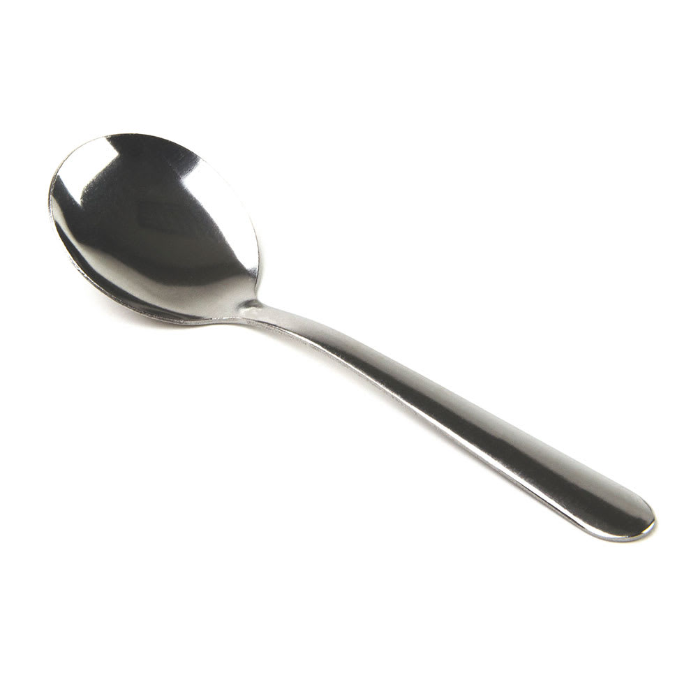 Winco 0082-04 6" Bouillon Spoon with 18/0 Stainless Grade, Windsor Pattern