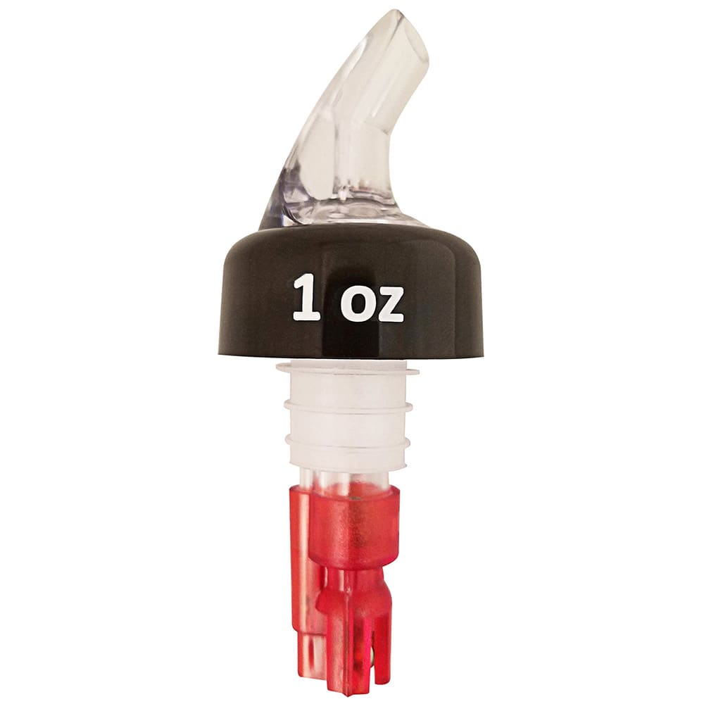 Winco 23752 1 oz Liquor Pourer w/ Red Tail