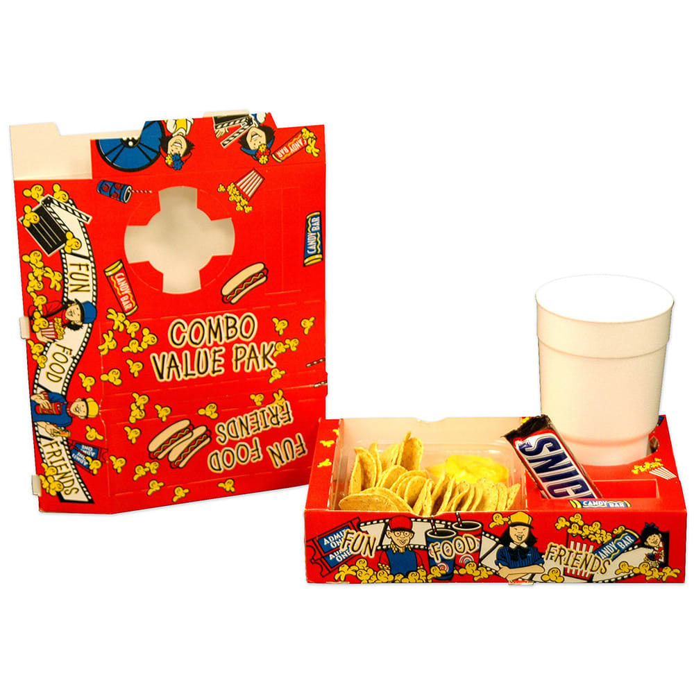 Winco 47001 Combo Serving Trays - 10"W x 6 1/2"D x 2"H