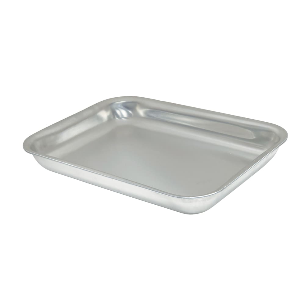 Winco ACVP-0608 Rectangular Serving Tray - 8" x 6", Aluminum