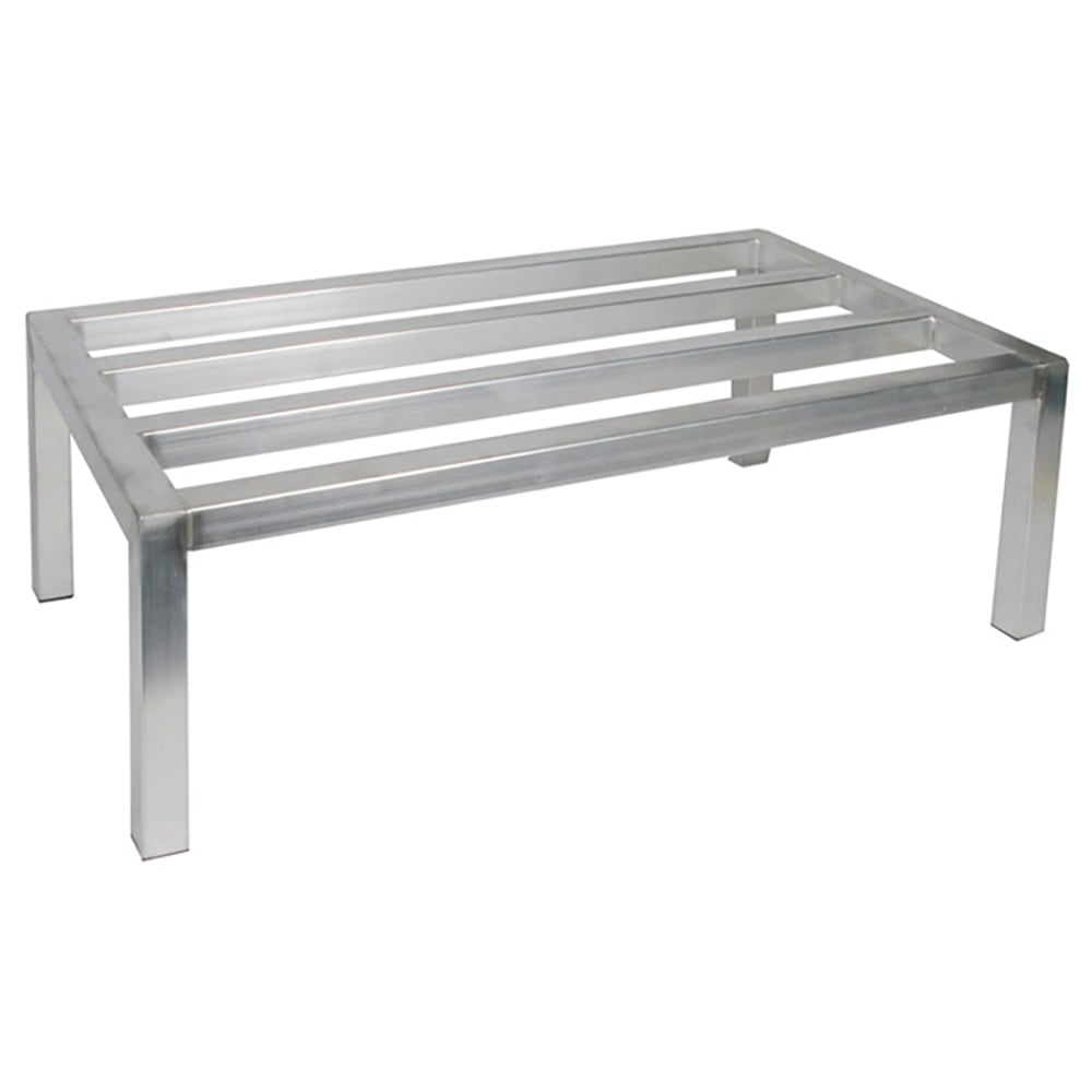 Winco ADRK-2036 36" Stationary Dunnage Rack w/ 1800 lb Capacity, Aluminum