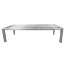 Winco ADRK-2048 48" Stationary Dunnage Rack w/ 1500 lb Capacity, Aluminum thumbnail 2