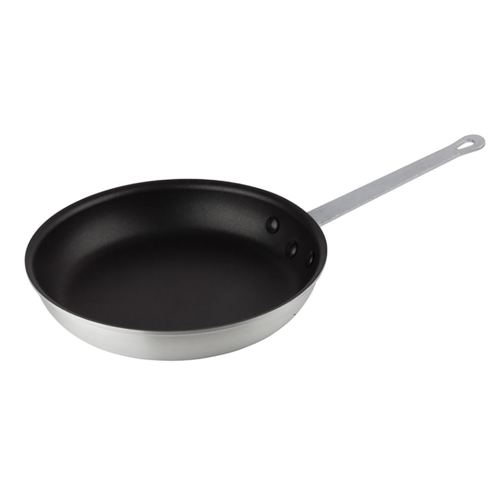 Winco AFP-10NS 10" Non-Stick Aluminum Frying Pan w/ Solid Metal Handle