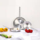 Winco AFP-12A-H 12" Aluminum Frying Pan w/ Solid Silicone Handle thumbnail 2