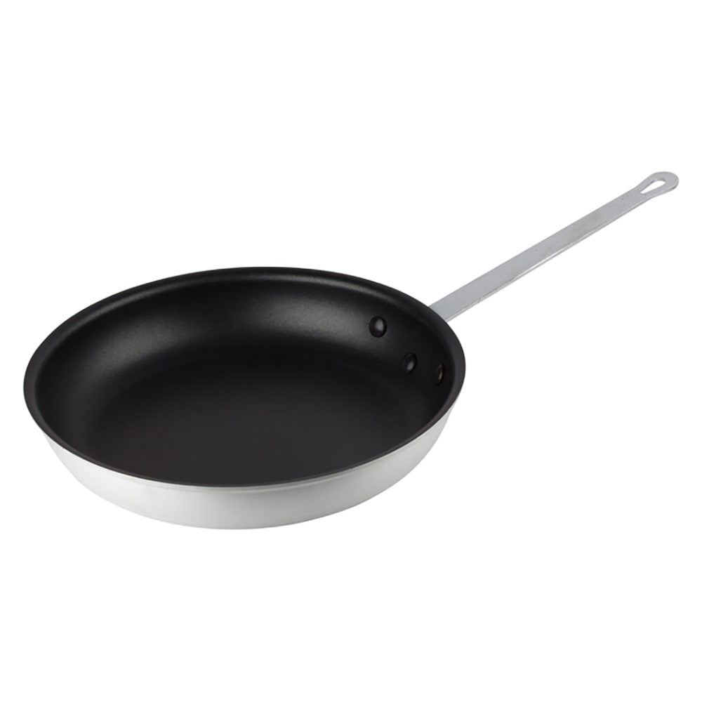 Winco AFP-12NS 12" Non-Stick Aluminum Frying Pan w/ Solid Metal Handle