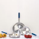 Winco AFP-8A-H 8" Aluminum Frying Pan w/ Solid Silicone Handle thumbnail 2