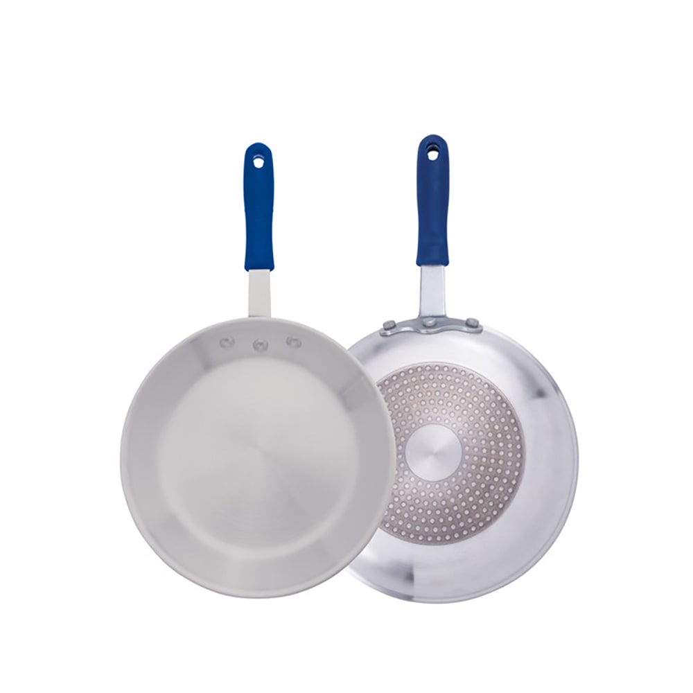 Winco AFPI-12H 12" Aluminum Frying Pan w/ Solid Silicone Handle