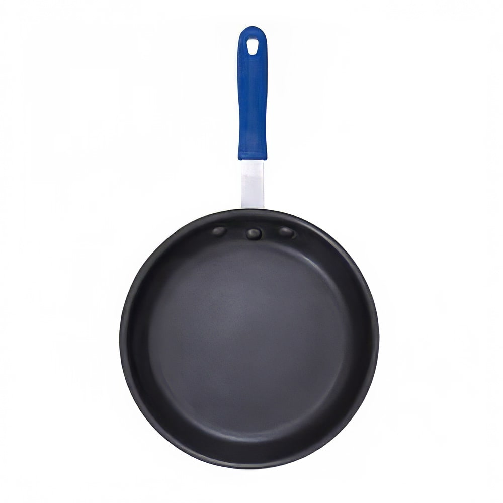 Winco AFPI-8NH 8" Aluminum Frying Pan w/ Solid Silicone Handle