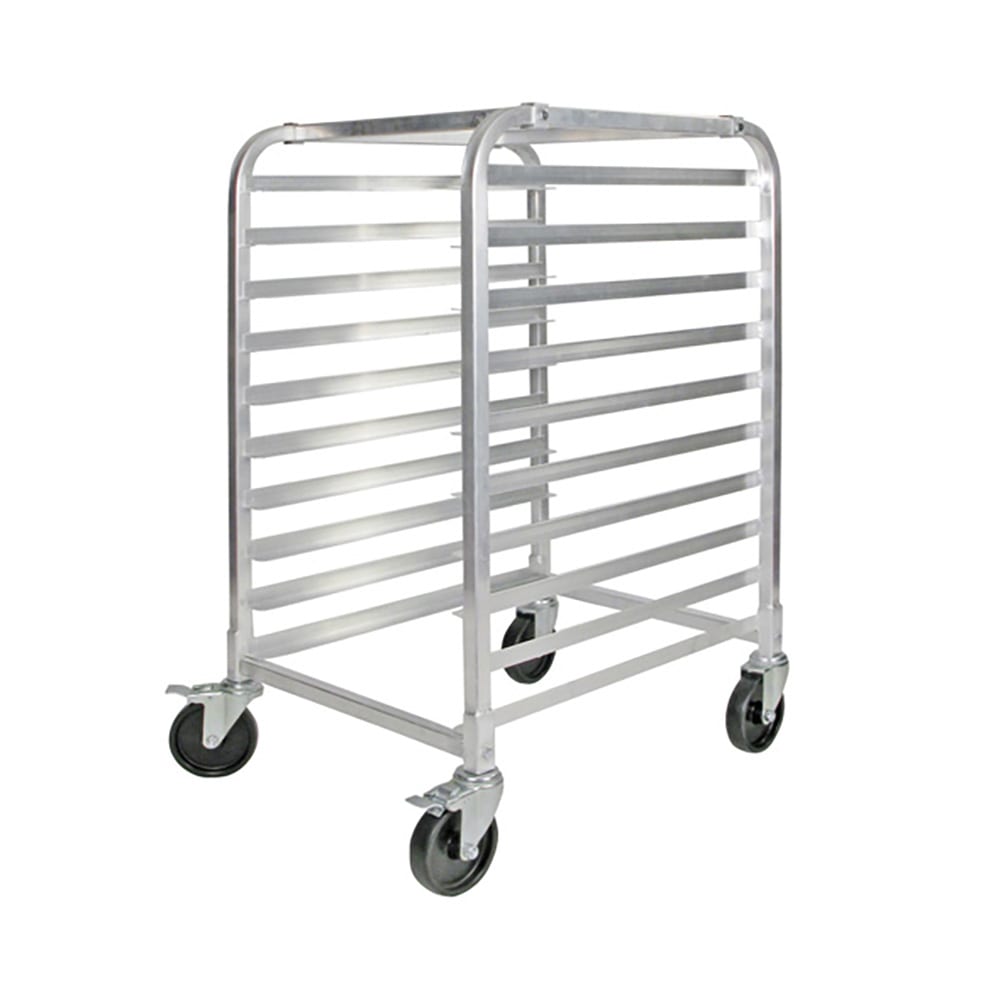 Winco ALRK-10BK 20 1/4"W 10 Sheet Pan Rack w/ 3" Bottom Load Slides