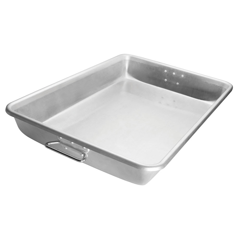 Winco ALRP-1826H Bake Roast Pan w/ Handle, 17 3/4 x 25 3/4 x 3 1/2", Aluminum