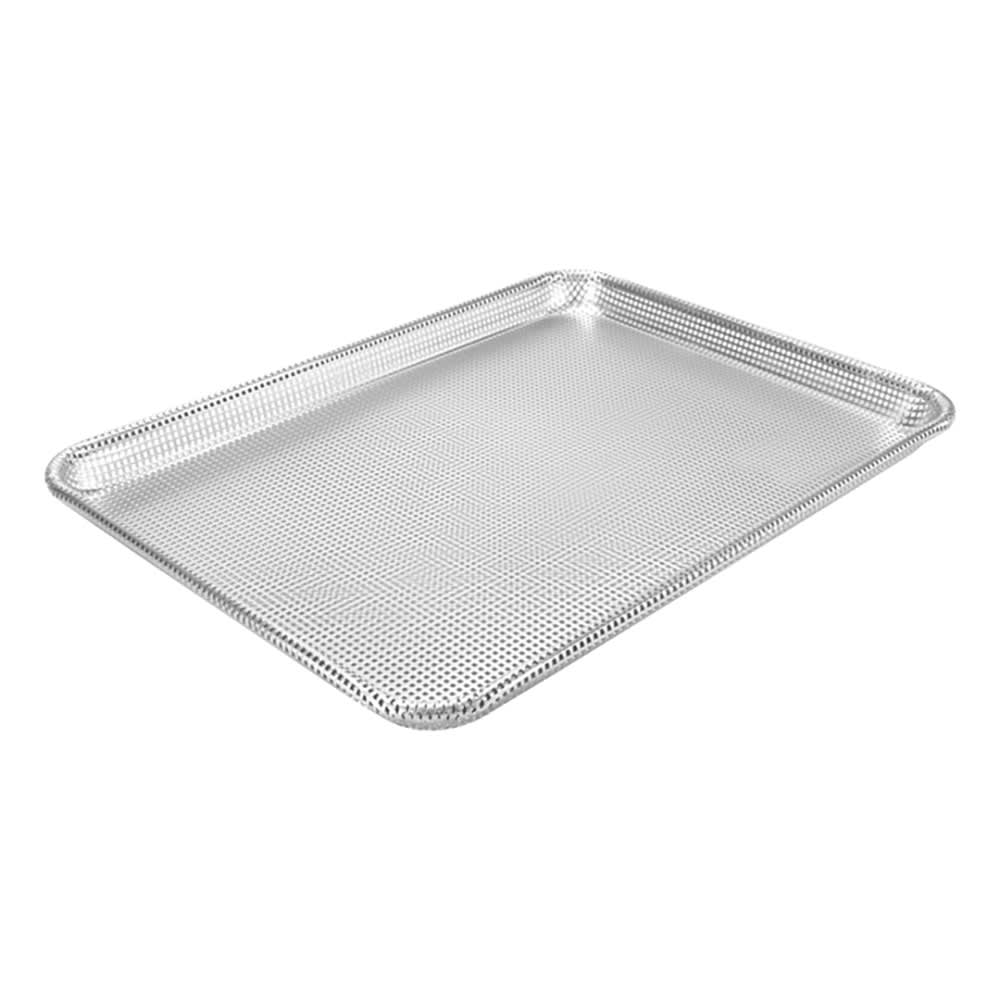 Winco ALXN-1318P 1/2 Half Size Bun / Sheet Pan - 13" x 18", 16 gauge Aluminum, Perforated