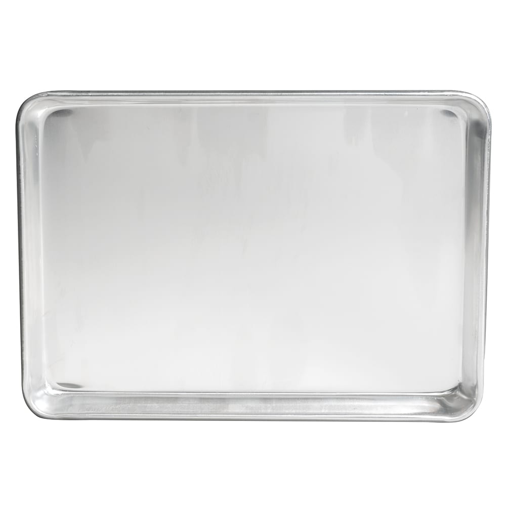 Winco ALXP-1318 1/2 Half Size Bun / Sheet Pan - 18" x 13", 20 gauge Aluminum