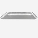 Winco ALXP-1318 1/2 Half Size Bun / Sheet Pan - 18" x 13", 20 gauge Aluminum thumbnail 3