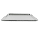 Winco ALXP-1622 2/3 Two Third Size Bun / Sheet Pan - 22" x 16", 19 gauge Aluminum thumbnail 4