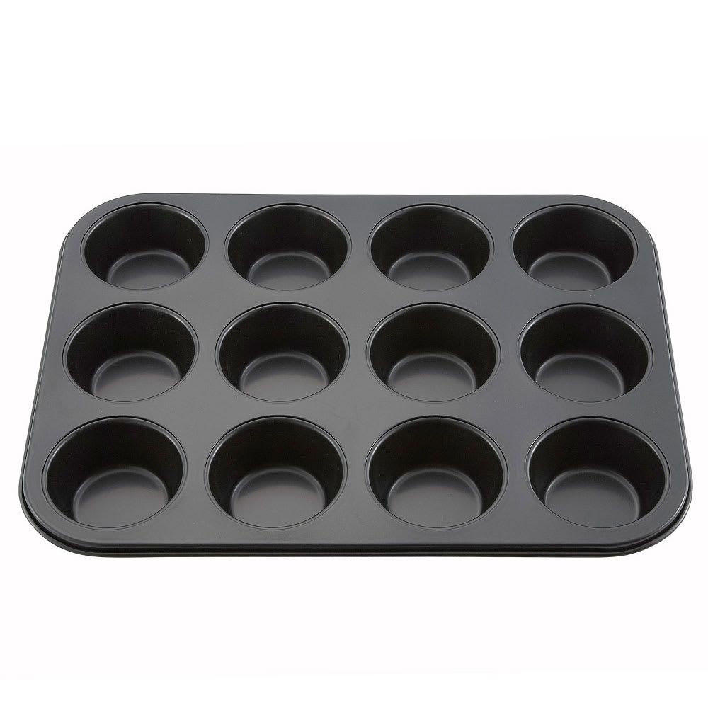 Winco AMF-12NS 12 Compartment Muffin Pan w/ Non-Stick Coating, Aluminum