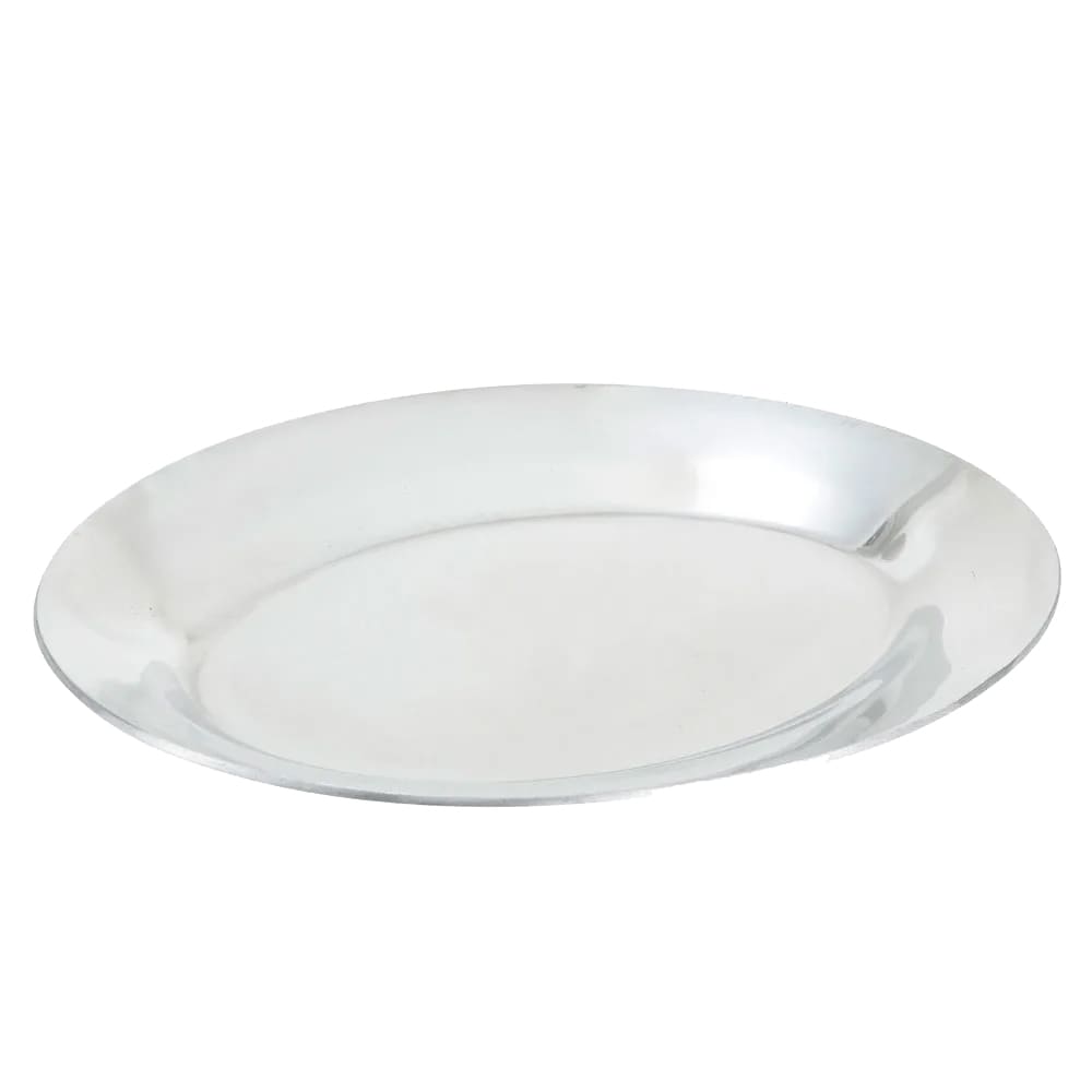Winco APL-11 11" Oval Sizzling Platter, Aluminum