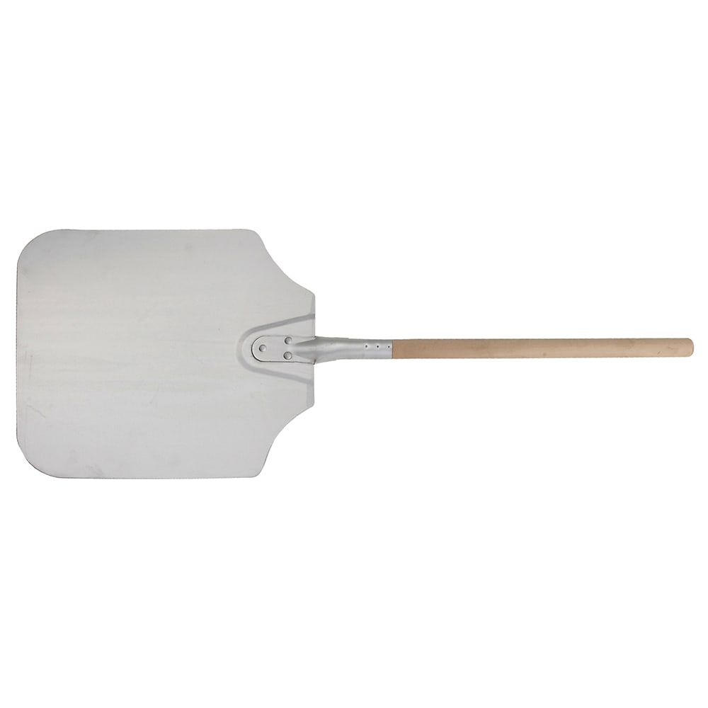 Winco APP-18L 36" Pizza Peel w/ 18" x 16" Aluminum Blade, Wood Handle