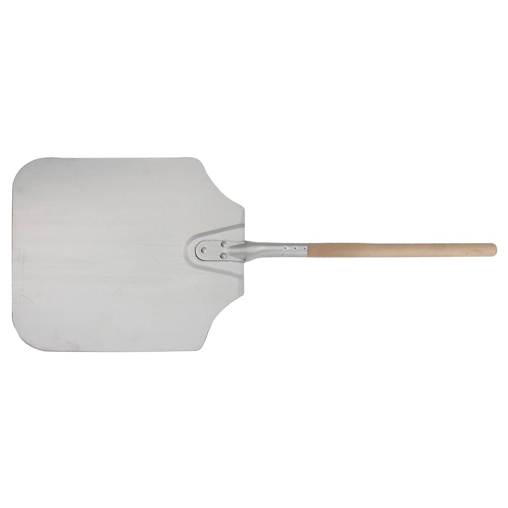 Winco APP-18M 34" Pizza Peel w/ 16" x 14" Aluminum Blade, Wood Handle
