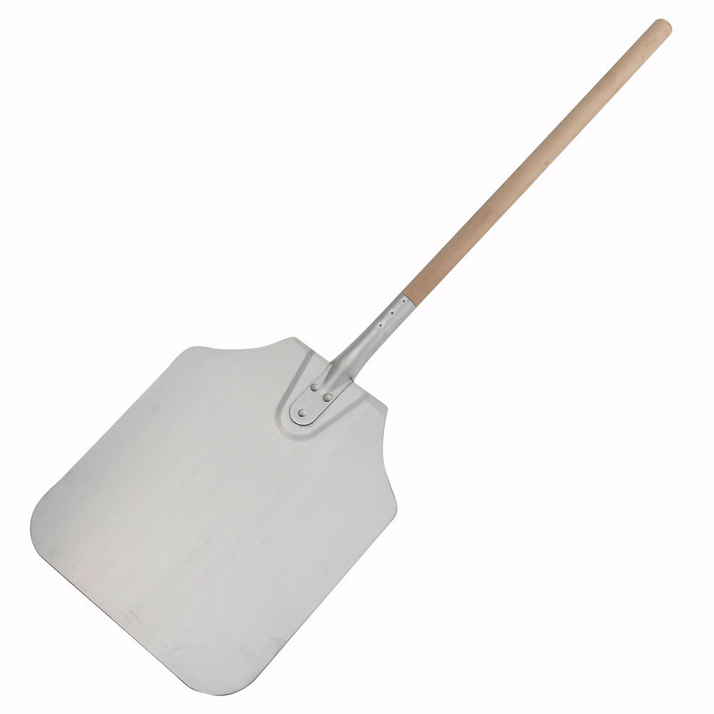 Winco APP-36 36" Pizza Peel w/ 14" x 12" Aluminum Blade, Wood Handle