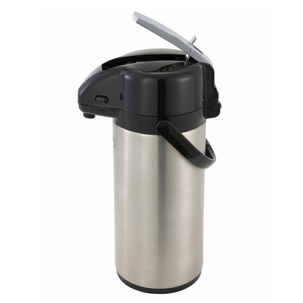 Winco APSK-725 2 1/2 Liter Lever Action Airpot, Stainless Steel Liner
