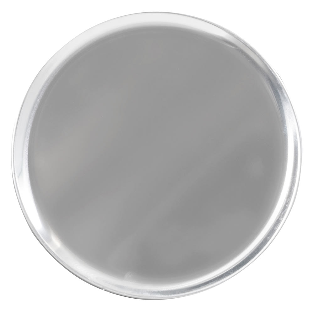 Winco APZC-10 10" Round Pizza Pan, Coupe, Aluminum