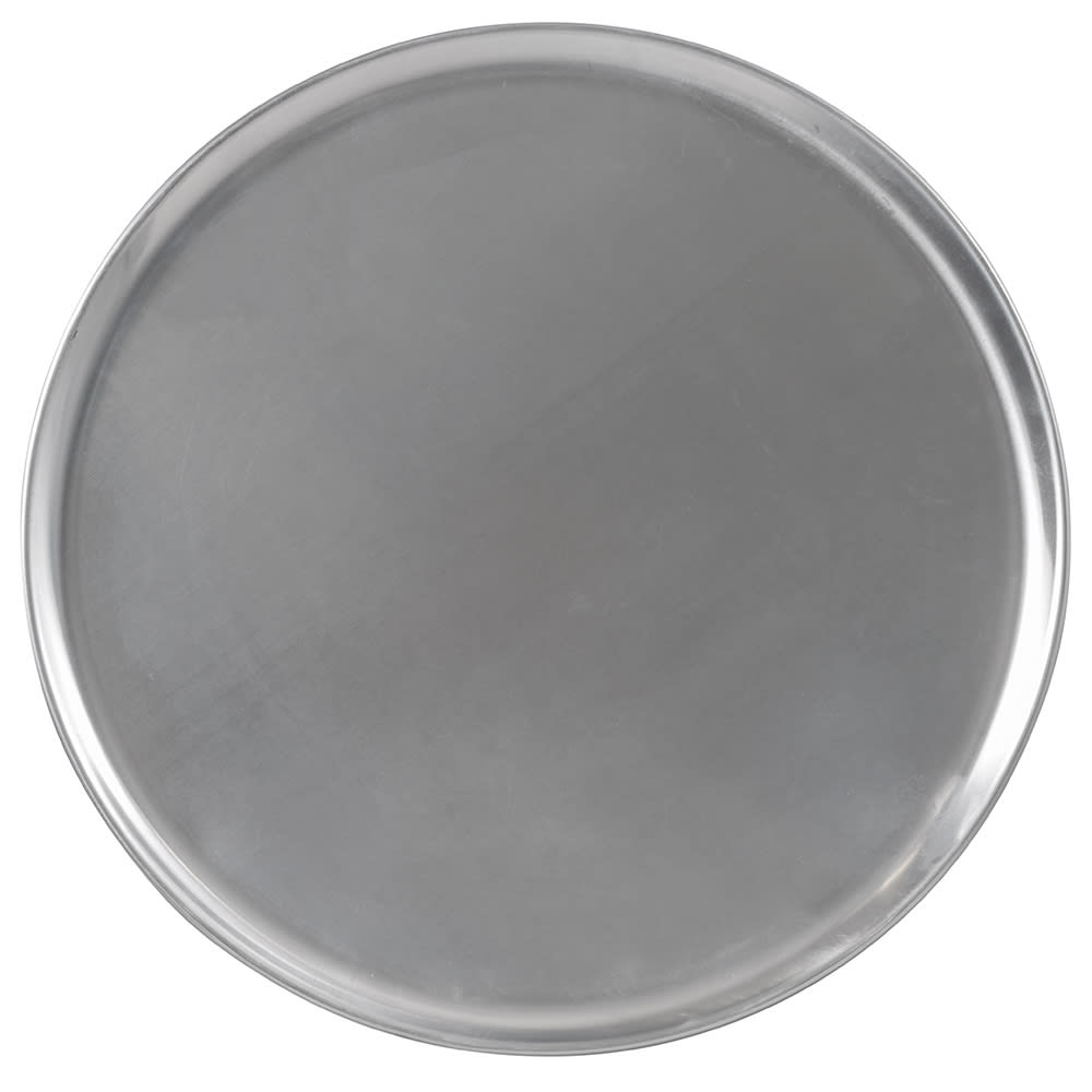 Winco APZC-12 12" Round Coupe Pizza Pan, Aluminum