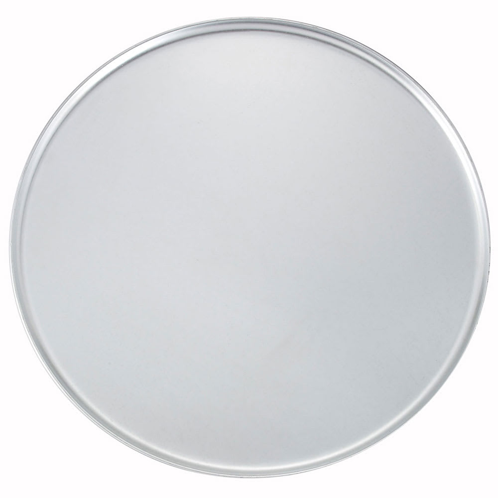Winco APZC-18 18" Round Coupe Pizza Pan, Aluminum